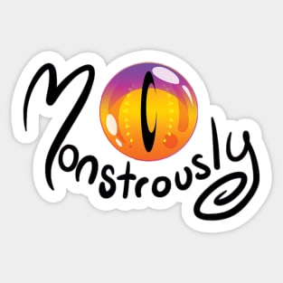 Monstrously Logo Sticker